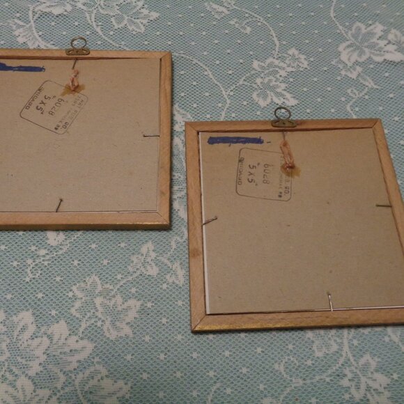 VINTAGE SWEET GIRL 1950S SM FLOWERS PICTURES SET - Picture 2 of 4